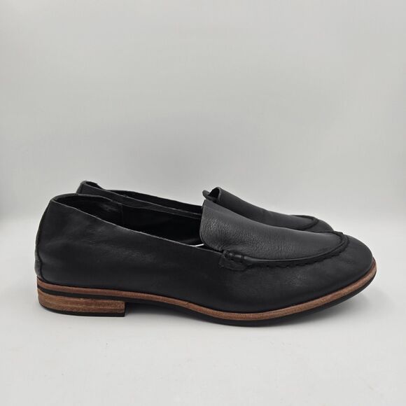 Kork Ease Meg Loafer Women's Size 7 M Black Leather Slip On Shoes Vintage 90s - Picture 1 of 10